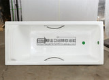银山正品保障搪瓷铸铁浴缸 进口釉 嵌入式铸铁浴缸1.7米1.8米加深
