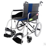 日本中进进口NA-419轮椅折叠轻便便携残疾铝合金老人免充气手推车