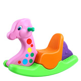 2016新款塑料摇马 加厚儿童小木马 摇椅室内幼儿园动物三色摇马