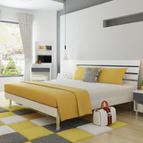 板式床1.5米 现代简约主卧家具经济型小户型双人床1.8米大床+床垫