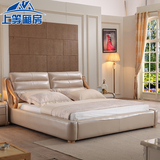 象木床双人床1.8米特价软体床婚床2米2.2软皮床大床现代欧式主卧