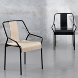 工厂直销金属加实木欧式三色简约餐椅休闲咖啡厅现代时尚单人椅子