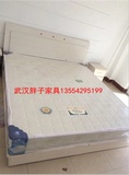 武汉席梦思双人床1.5米床单人床1.2米简易木床定做床低箱床