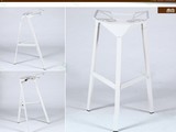 现代时尚简约创意吧台椅 个性几何高脚椅 特色铁艺酒吧椅高凳子