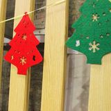 BHUBHU圣诞节吊饰挂饰雪花雪人圣诞树圣诞袜 幼儿园环境布置装文