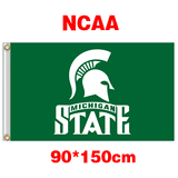 Michigan State Spartans 密歇根州立大学斯巴达人队NCAA旗帜包邮