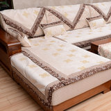 丹妮娅现代中式沙发垫四季防滑坐垫布艺实木组合沙发套客厅沙发巾