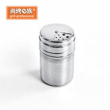 不锈钢加厚调料罐调味罐调味盒烧烤配件工具 厨房户外便携调料瓶