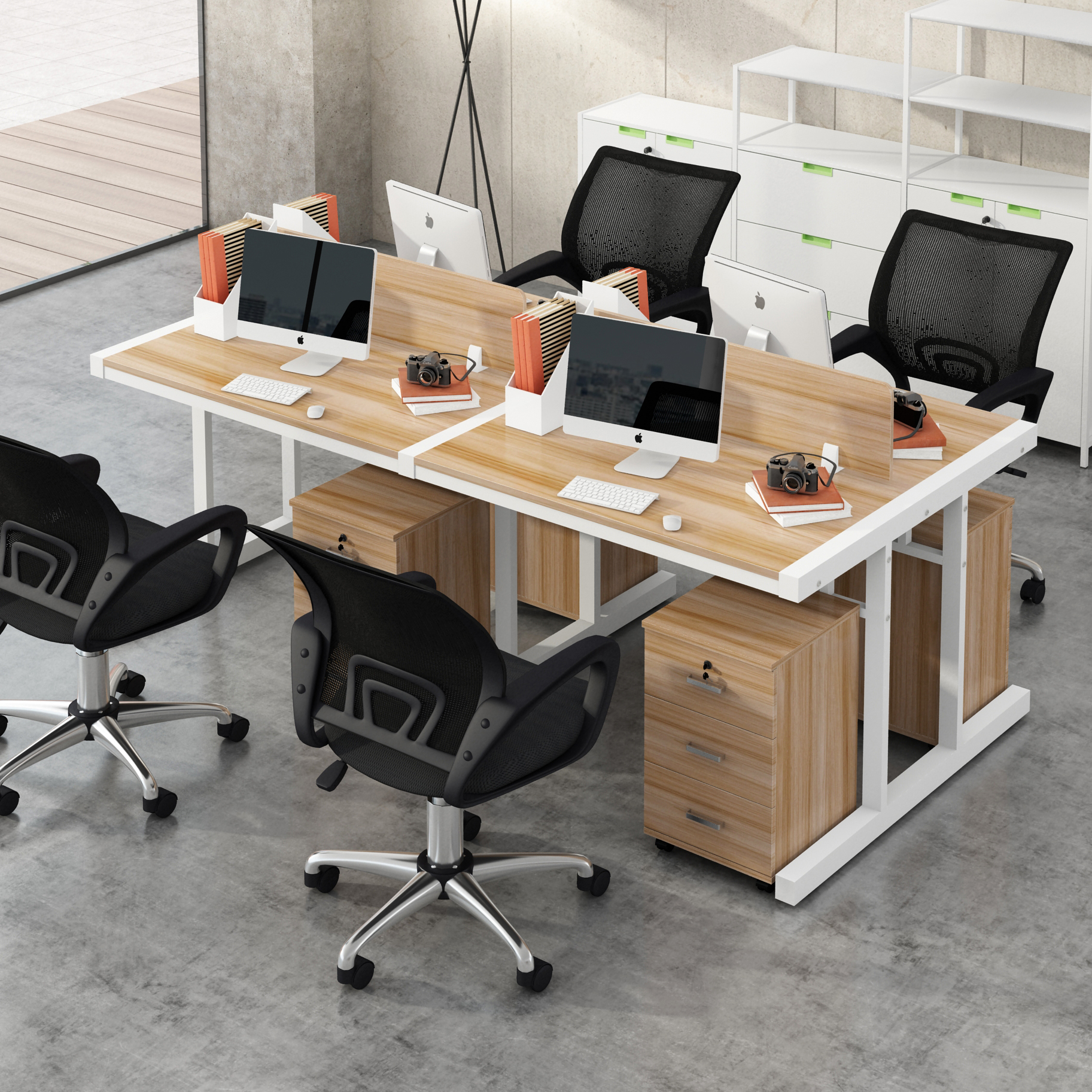 办公桌6人位组合卡座款式品牌 优惠价格