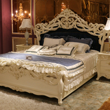 欧式床新古典卧室公主床美式实木1.8米婚床田园豪华大床套房家具