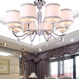 现代简约风格水晶吊灯欧式个性客厅灯时尚创意卧室餐厅饭厅吸顶灯