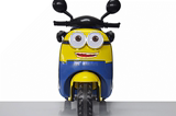 新款小黄人儿童电动摩托车可坐骑男女宝宝大号电动车包邮