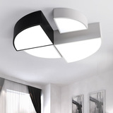 简约现代LED吸顶灯客厅 创意黑白餐厅卧室房间阳台艺术组合个性灯