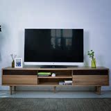 日式实木电视柜茶几组合北欧小户型白橡木宜家简约现代客厅家具