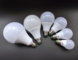12v led灯泡e27螺口白光源可调光暖白节能蓄电池电瓶灯夜市地摊灯