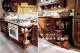 永裕轩全屋定制美国红橡木实木整体橱柜定制欧式厨房厨柜装修定做
