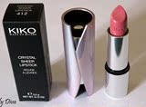 荷兰代购 意大利KIKO 4系口红 银管半透明水晶唇膏口红 特价现货