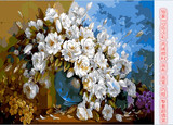 独家升级3.0DIY数字油画餐厅花卉玫瑰与葡萄40*50 50*65 60*75cm
