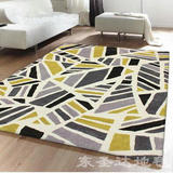 简约现代时尚欧式拼色地毯客厅茶几沙发卧室满铺地毯加厚定制