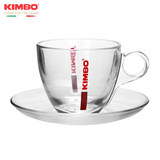 KIMBO/金宝 意大利进口咖啡杯 意式透明卡布奇诺杯 玻璃杯