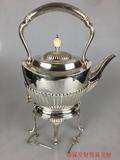 促销特价1913年英国古董纯银茶壶/茶具 烧水壶西洋银器纯银收藏品