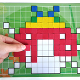 小红花幼儿童马赛克贴画DIY立体拼图手工制作玩具EVA粘贴材料益智