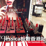 香港专柜代购 小票 Dior 迪奥烈艳蓝金唇膏 烈焰口红 999 新版