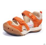 基诺浦机能鞋软底防滑凉鞋男女童鞋学步鞋包头凉鞋TXG860/861