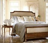 地中海家具 美式床 美式乡村简约法式1.8米双人床主卧软靠实木