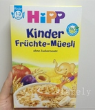 德国HIPP 喜宝多种水果杂粮麦片 宝宝早餐 婴儿辅食12个月 现货