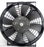 汽车空调电子扇通用型双轴承带铁网空调散热网风扇10寸80W双轴承