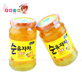 KJ蜂蜜柚子茶560g*2瓶 韩国原装进口水果茶冲饮品 泡沫防碎包装