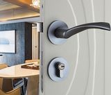 德国KLC 门锁室内卧室房门锁欧式简约实木锁具双舌卫生间门锁把手