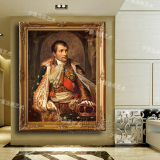 大芬纯手绘古典人物拿破仑油画欧式客厅书房办公室会所玄关挂画06