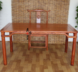 画案书法桌书画桌实木中式榆木仿古家具明式简约书桌国学桌办公桌