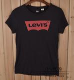 专柜代购 Levi's 夏季女士Logo印花纯棉短袖T恤 32223-0144-0142