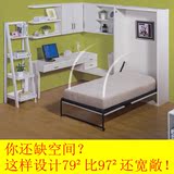 壁床隐形床 正翻/侧翻 小户型节省空间 方便实用 气控缓冲 壁柜床