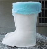 冬季男女儿童雨鞋内胆可拆卸宝宝雨靴毛胆水鞋加绒加厚棉套保暖