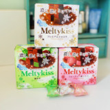 日本代购 meiji明治雪吻Meltykiss巧克力限定原味草莓抹茶味60g
