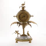 55折现货S 澳洲风情系列 陶瓷镶铜 台钟 座钟 闹钟 16010014