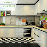 上海整体橱柜厨房厨柜晶钢板门板生态板石英石台面现代简约定做