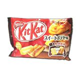日本Nestle雀巢Kitkat奇巧焙烤 红薯味布丁威化巧克力饼干150g