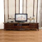 实木欧式大理石电视柜茶几组合套装特价简约户型客厅整装橡木家具