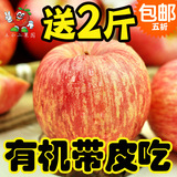 【王小二果园】烟台苹果水果新鲜山东栖霞红富士苹果有机10斤包邮