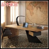 意大利大师设计经典书桌 大气老板办公桌 时尚个性创意老板桌定制