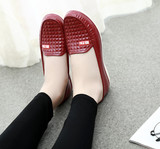 轻便春夏季时尚防滑低帮雨鞋 女式套鞋胶鞋水鞋浅口水靴韩国日本