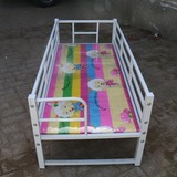 折叠床儿童床幼儿园单层铁床双层铁床儿童床中小学生上下铁床包邮
