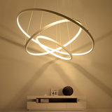 餐厅灯 圆形三头创意简约现代大气吊灯灯具个性遥控变光led饭厅灯