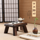 日式烧桐木床上飘窗小桌子榻榻米茶几简约实木炕桌矮桌炕几窗台桌