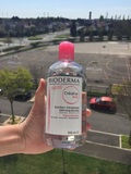 法国代购贝德玛Bioderma粉水卸妆水舒妍洁肤液500ml深层清洁